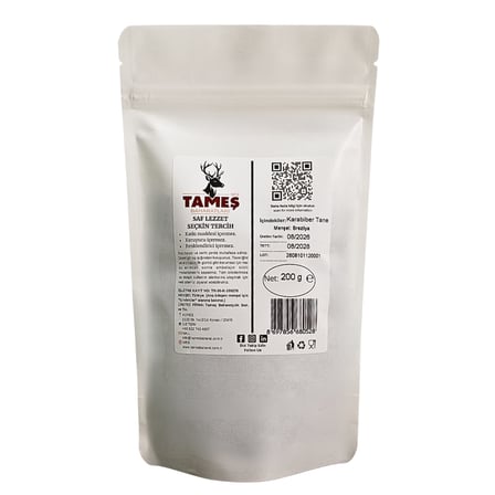 Tameş Baharatları Karabiber Tane 200 gr