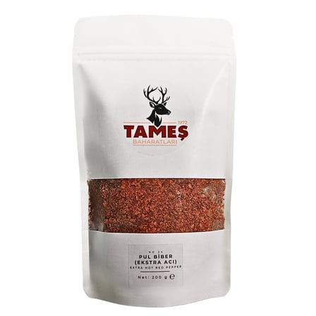 Tameş Baharatları Pul Biber Ekstra Acı 200 gr