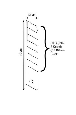 Vıp-Tec Taşınabilir Falçata - Maket Bıçağı 16,5 cm