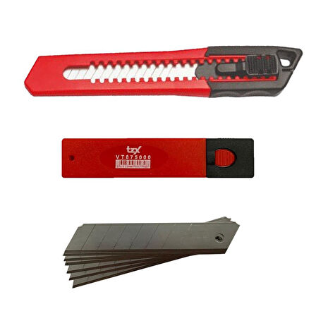 Vıp-Tec VT875107 Profesyonel Maket Bıçağı 160x18mm + 10 Adet Yedek