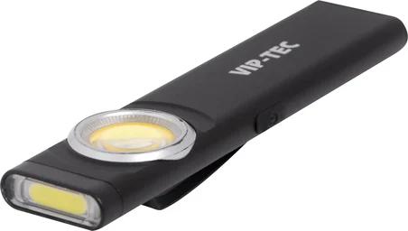 VIPTEC SLIM LITE Şarjlı Cep Fener 500 Lümen  (VT891210)