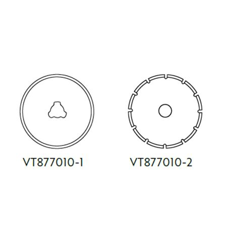 VIP-TEC 28mm Yuvarlak Düz Kesim Bıçağı Yerli Üretim