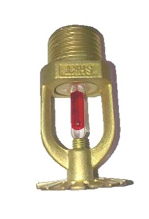 UL SARKIK TİP YANGIN SPRİNKLER PİRİNÇ 68 C KIRMIZI 1/2 SR 