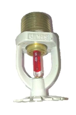UL SARKIK TİP YANGIN SPRİNKLER BEYAZ  68 C KIRMIZI 1/2 SR