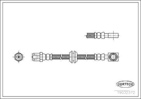 Bmw Fren Hortumu Ön - Fren Hortumu Ön - Cor 19032372