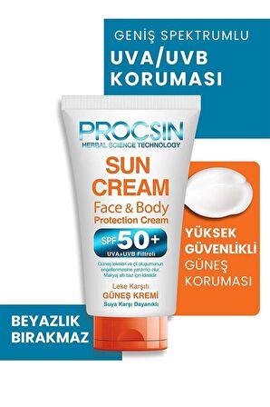 Yüksek Uv Korumalı Koyu Leke Önleyici Spf 50 Güneş Kremi 50 ml