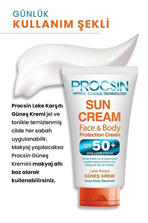 Yüksek Uv Korumalı Koyu Leke Önleyici Spf 50 Güneş Kremi 50 ml