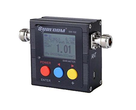 Surecom Sw-102 Dijital Anten Güç Ve Swr Metre Watt Metre Sürecom