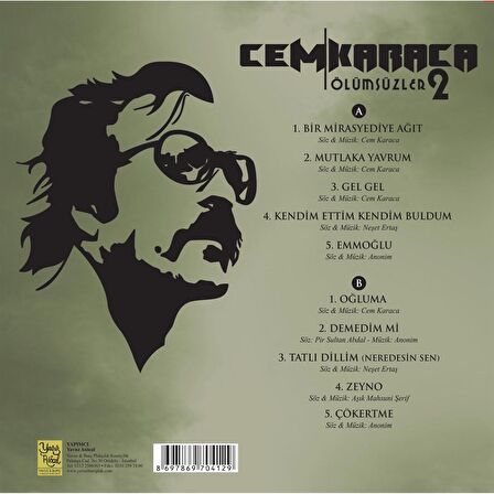 Cem Karaca - Ölümsüzler 2  (Plak)  