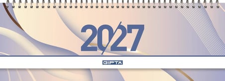 Gıpta 2027 Spiralli Masa Takvimi 12x33 cm 504-BTK