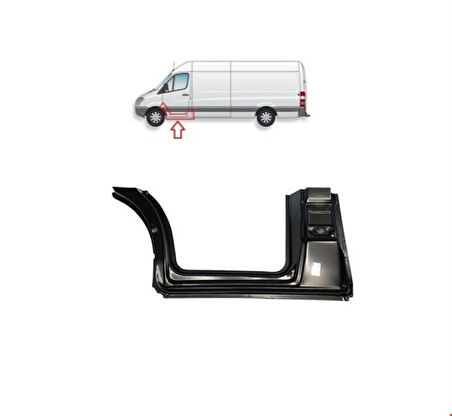 Mercedes On Kapı Frangart Alt Sol Sprinter 06> - Vortex V2206715