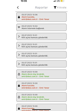 Desi Midline Wifi Akıllı Alarm Sistemi (Telefon Üzerinden Kontrol, Wifi ve Bluetooth)