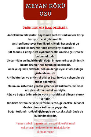 Meyan Kökü Özü 250 ml Glycyrrhiza glabra