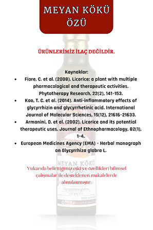 Meyan Kökü Özü 250 ml Glycyrrhiza glabra