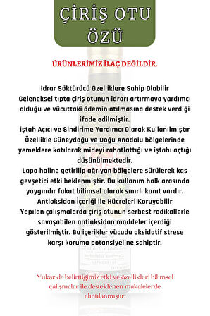 Çiriş Otu 250 ml Gulik otu Asphodelus aestivus L.