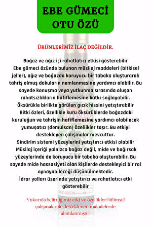 Ebe Gümeci Otu Özü 250 ml Ebegömeci Malva sylvestris