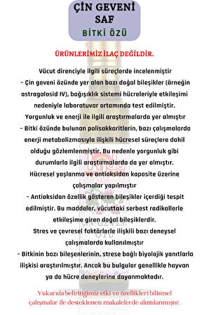 Çin Geveni Saf Bitki Özü Astragalus 250 ml (Astragalus membranaceus)