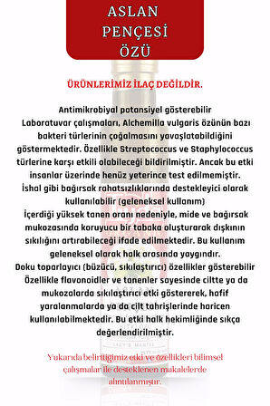 Aslan Pençesi Özü 250 ml Alchemilla vulgaris