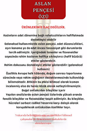 Aslan Pençesi Özü 250 ml Alchemilla vulgaris