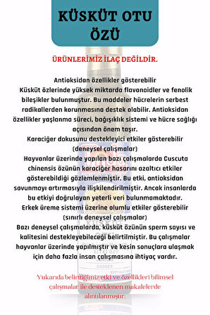 Küsküt Otu Özü 250 ml Altın iplik Saçotu Cuscuta