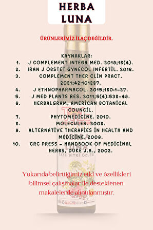 Herba Luna Kadın-Erkek , Vajinal temizlik Miyom Kist Destek 250 ml