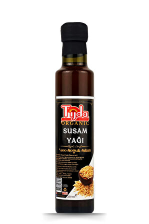 Susam Yağı Organik İçilebilir Masaj Saç Cilt İçin( %100 Soğuk Sıkım ) 250 ml