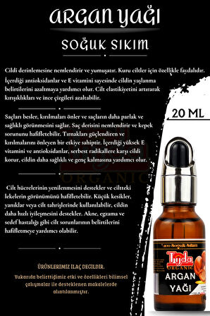 Argan Yağı %100 Soğuk Sıkım 20ml (argan oil)