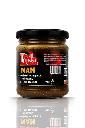 Man Plus Çakşır Demir Dikeni Ginseng 13 Vitamin 3 Mineralli Güç Kuvvet Enerji Macunu