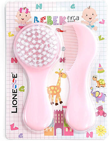 Lionesse Bebek Fırça Seti (LNS:2010) - Pembe