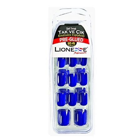 Lıonesse Premıum Pre Glued Ojeli Takma Tırnak 4410