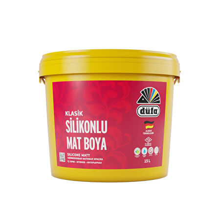 Düfa Klasik Silikonlu Mat İç Cephe Duvar Boyası 1055 Fildişi 15 l