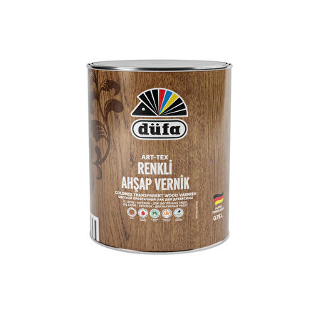 Düfa ART-TEX Renkli Ahşap Verniği 2910 Tütün 0.75 l