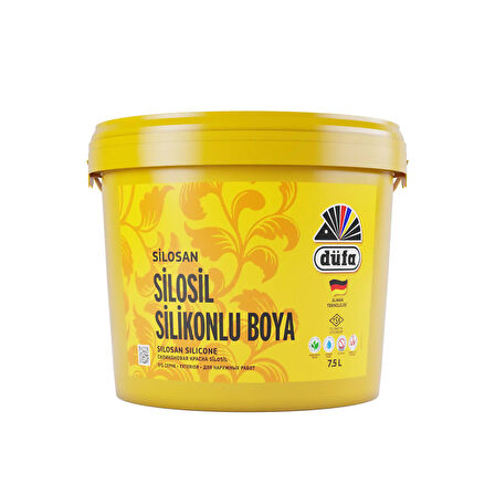 Düfa Silosil Silikonlu Dış Cephe Duvar Boyası 1201 Açık Sarı 7.5 l