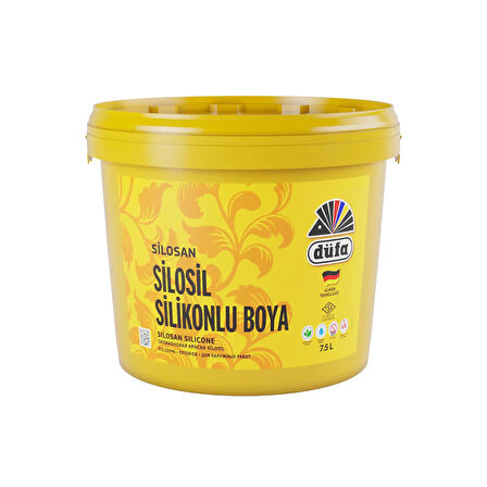 Düfa Silosil Silikonlu Dış Cephe Duvar Boyası 1201 Açık Sarı 7.5 l