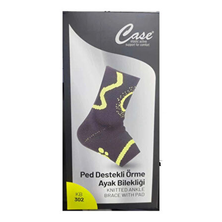 Ped Destekli Örme Ayak Bilekliği S