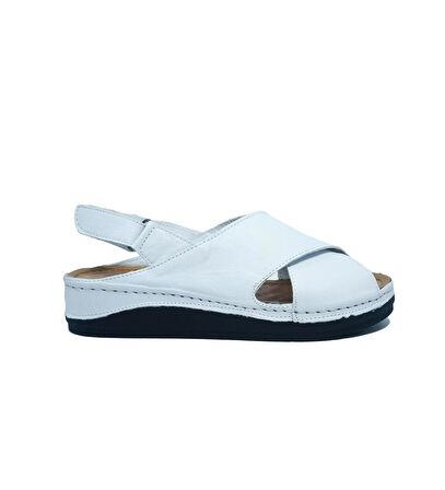 Janestt Kadın Hakiki Deri Sandalet 236-05-02