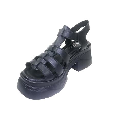 Janestt Kadın Deri Sandalet 118-29900