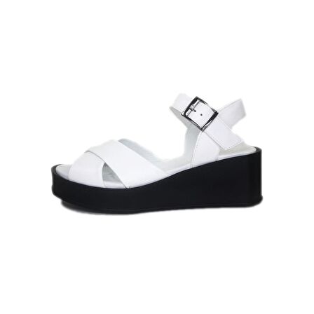 Janestt Kadın Deri Sandalet 146-4503