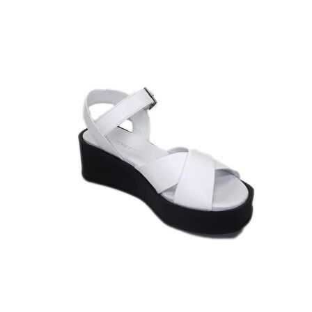 Janestt Kadın Deri Sandalet 146-4503