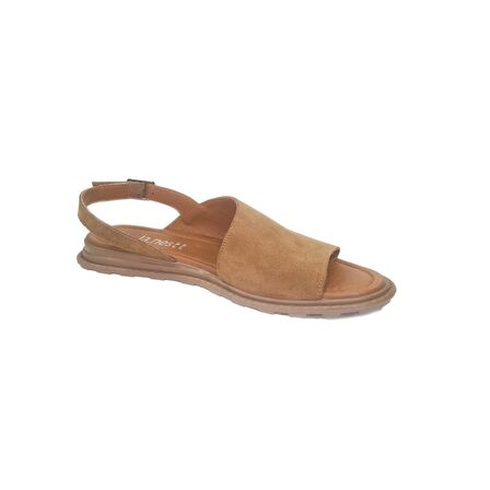 Janestt Kadın Süet Deri Sandalet 438-S-1