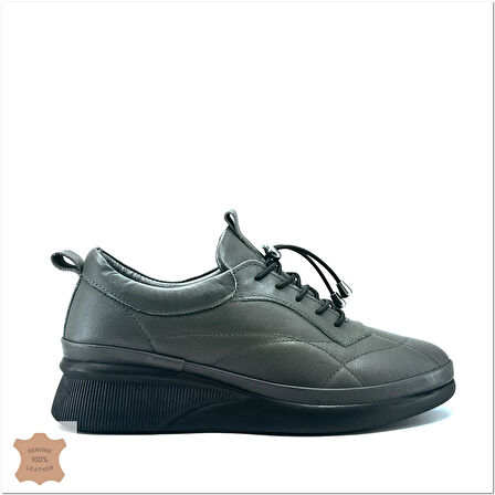 Janestt Kadın Hakiki Soft Deri Ortapedik Taban Sneaker 145-14-123