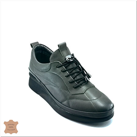 Janestt Kadın Hakiki Soft Deri Ortapedik Taban Sneaker 145-14-123