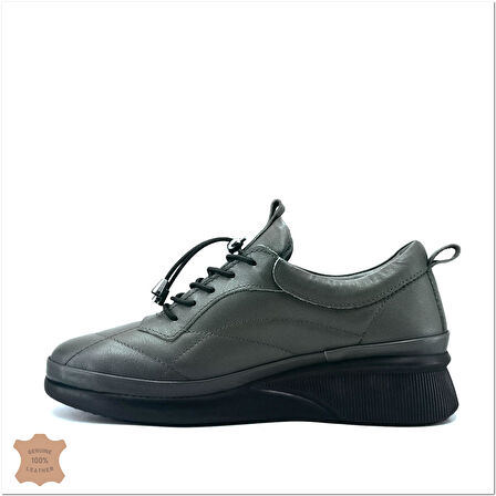 Janestt Kadın Hakiki Soft Deri Ortapedik Taban Sneaker 145-14-123