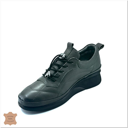 Janestt Kadın Hakiki Soft Deri Ortapedik Taban Sneaker 145-14-123