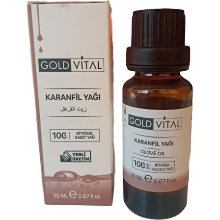 Gold Vital Karanfil Yağı 20Cc