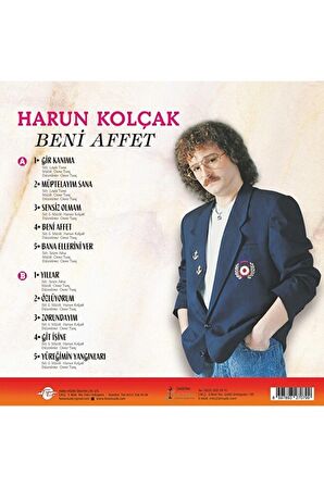 Harun Kolçak - Beni Affet (Transparan Beyaz Plak)