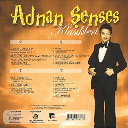 Adnan Şenses - Klasikleri 1976-2006 (2 Plak)  