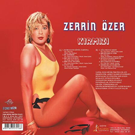 Zerrin Özer - Kırmızı (Plak)  