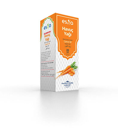 Esila Havuç Yağı 20 ml.
