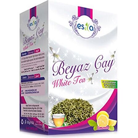 Esila Limonlu Organik Bardak Poşet Beyaz Çay 40 gr 20'li 